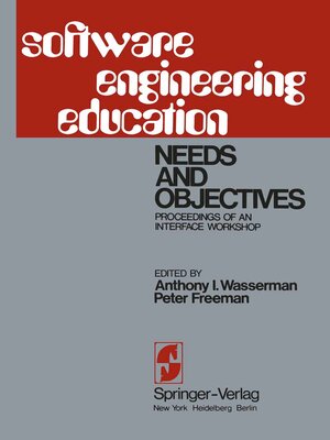 cover image of Software Engineering Education